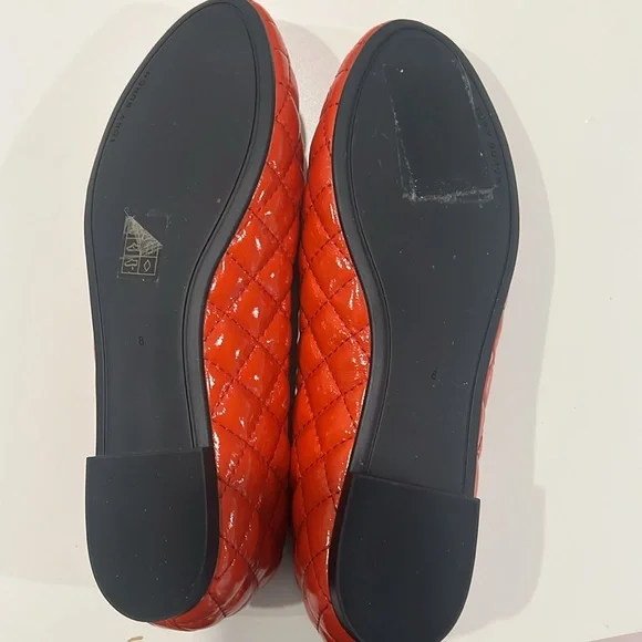 TORY BURCH Leather Quilted Ballet Flat - Picture 5 of 6